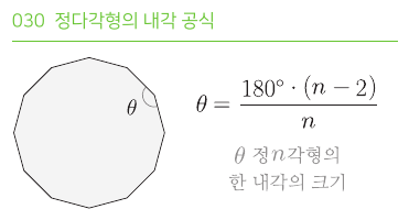 정다각형의 내각 공식