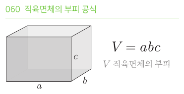직육면체의 부피 공식